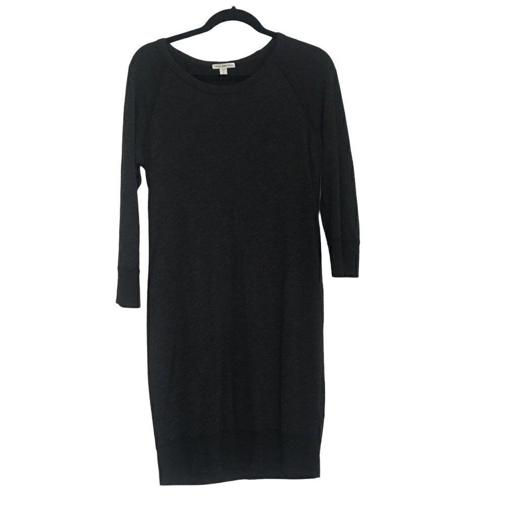 James Perse black shift dress